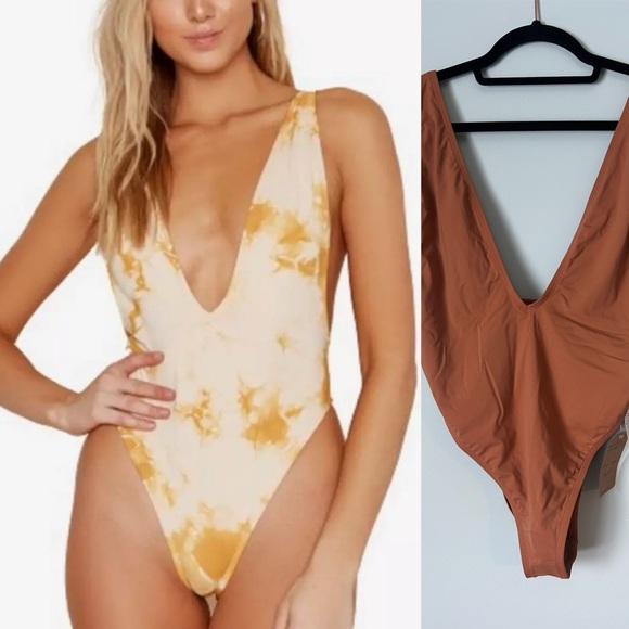 Dippin’ Daisy’s Euphoria One Piece *brown - Picture 1 of 6